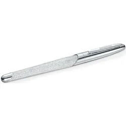 Drehkugelschreiber SWAROVSKI "Crystalline", weiß (kristallweiß), Stifte, Metall, mit Swarovski Kristallen