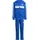 adidas Tiberio Trainingsanzug team royal blue/white/glow blue 128