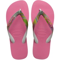 Havaianas Damen Top Verano Flip-Flop, Kristall/Rosa, 35/36 EU