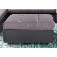sit&more Hocker Bandos Flachgewebe 94 x 42 x 67 cm Grau
