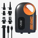 Elektrische Pumpe Paddle, Luftmatratze, 20 PSI mit 18000 mAh Akku und LED, elektrische Pumpe Paddle, aufblasbar & entlüftend, für Matratzen, Boote, Zelt