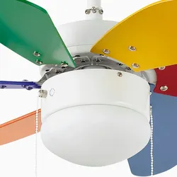 Faro Deckenventilator Palao Bunt 81 cm mit Licht 81