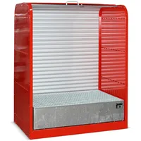 Bauer Südlohn Rollladenschrank Stahl 215 l rot