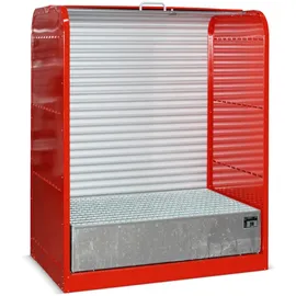 Bauer Südlohn Rollladenschrank Stahl 215 l rot