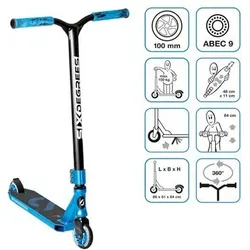 AUTHENTIC SPORTS & TOYS 536 SIX DEGREES Stuntscooter, blau