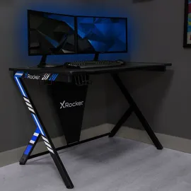 X Rocker Ocelot Gaming-Tisch Aluminium Carbon schwarz