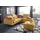 sit&more Ecksofa SIT & MORE "Percy L-Form", gelb (mustard), B:270cm T:235cm, Sofas, Ecksofa, 12 cm Fußhöhe, Sitztiefenverstellung, wahlweise in 2 Fußfarben