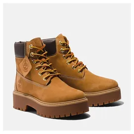 Timberland Womens 6 Inch Lace UP Waterproof Boot wheat 11 Wide Fit