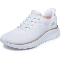 SKECHERS Bobs Squad Chaos Damen Weiß/Gold 39
