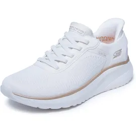 SKECHERS Bobs Squad Chaos Damen Weiß/Gold 39