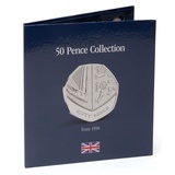 Leuchtturm Münzalbum Presso für 50 Pence Großbritannien 1998 - 2022