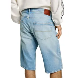 Pepe Jeans Herren. PM801081ID0 Kurzer STRAIGHT CASH blau 38 Lässig, Baumwolle, Denim