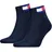 Tommy Hilfiger Quarter Socken 2er Pack Blau 39-42