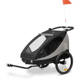 hauck Dryk Duo Plus Kinderanhänger schwarz