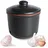 ROMERTOPF Knoblauchtopf schwarz 0,6 l