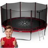 OEM 12ft/374cm Gartentrampolin Mit Außennetz Und Leiter Neo-sport