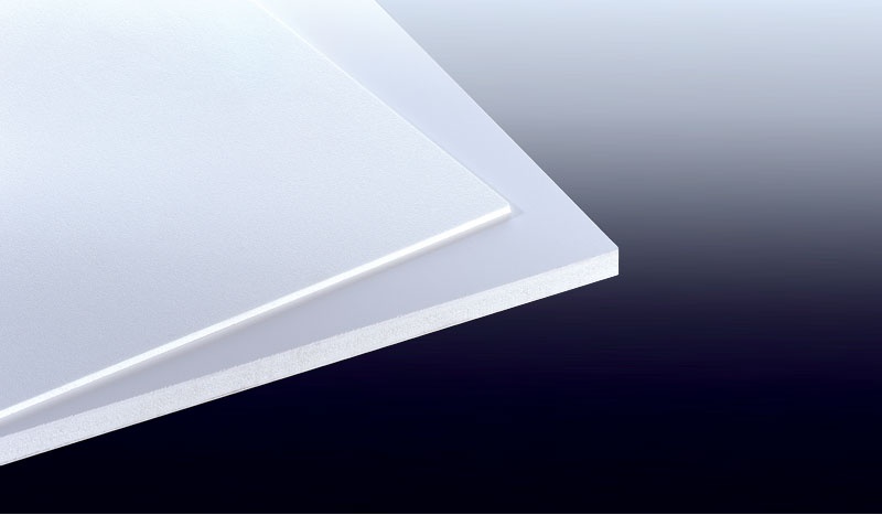 Hartschaumplatten, 3 mm, Weiß, Strukturiert - Freischaumplatten aus PVC 500 x 250 / 500 / 1000 / 1250 / 1500 mm