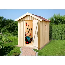 Weka Schwedenhaus 348 1,62 x 1,68 m natur