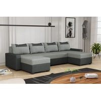 Fun Möbel Wohnlandschaft Schlafsofa Sofa HEDVIG LUX Stoff Inari