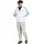 adidas Essentials 3-Streifen Kapuzenjacke Herren Weiß/Schwarz L