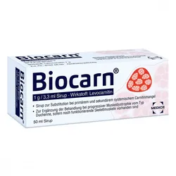Biocarn Sirup bei Carnitinmangel - stärkt das Herz