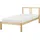 Beliani Vannes 90 x 200 cm Hellbraun