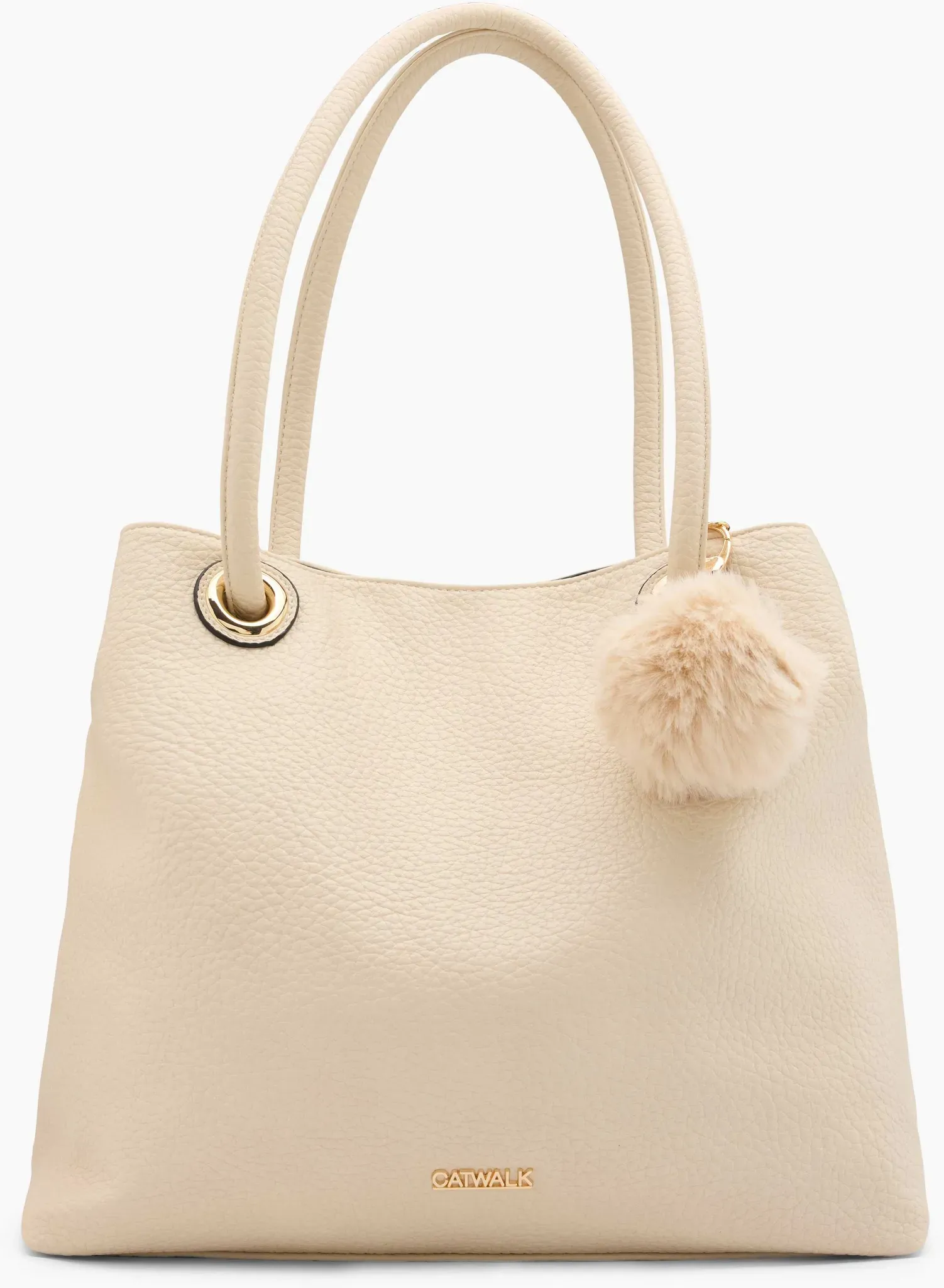 Catwalk  Handtasche Creme, Damen, Größe: ONE SIZE - Catwalk  Handtasche Creme, Damen, Größe: ONE SIZE - woman - Creme