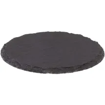 Westmark 4 Naturschiefer-Untersetzer, rund, ø 10 cm,