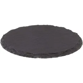 Westmark 4 Naturschiefer-Untersetzer, rund, ø 10 cm,