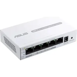 Asus ExpertWiFi EBP15 5-Port GbE Smart Managed PoE+ Switch (4 PoE+ Ports, 60W, unterstützt Power over Ethernet Weiß