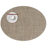 Chilewich Placemat Mini Basketweave Oval - Linen