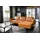 KAWOLA Ecksofa BLOOM, Couch L-Form rechts oder links Leder verschiedene Farben 276x177 cm braun