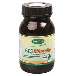 BioChlorella Tabletten, BIO, Naturland Sanatur 500 Stück