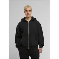 URBAN CLASSICS Vintage Heavy Zip Hoodie - Schwarz -