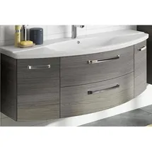 Pelipal Waschbeckenunterschrank 2 Auszüge 140 x 49,2 x 48 cm Grau