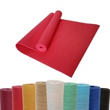 #DoYourYoga DoYourYoga Fitnessmatte Yogamatte »Kirana« aus ECO-PVC - 183 x 61 x 0,4 cm - rutschfest & robust - Gymnastikmatte Yoga Matte Trainingsmatte Pilates Workout - Himbeerrot