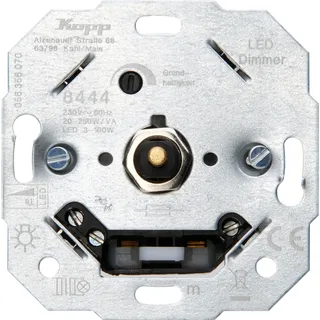 Kopp LED Dimmer-Sockel mit Druck-Wechselschalter 3-100 W