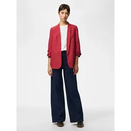 Pieces Blusenblazer Rot 34