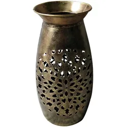 Signes Grimalt  Kerzenhalter, Kerzengläser Portavelas Vase  in Silbern, Einheitsgrösse