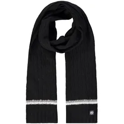 Wollschal LERROS "LERROS Strickschal in Schurwoll-Kaschmir-Mischung", Damen, schwarz, Wollmischung, Modetücher