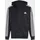 adidas Essentials 3-Streifen Kapuzenjacke Herren Schwarz/Weiß L