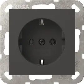 Gira Schuko-Steckdose Unterputz anthrazit