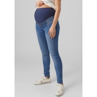 MAMA LICIOUS Mamalicious Umstandsjeans »MLMILA«, mit Bauchband, blau