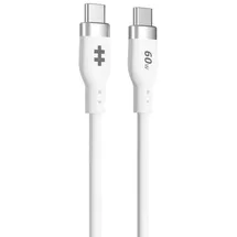 Hyper Hyper® HyperJuice USB-C Silikon-Ladekabel (1.5m/5ft) - Weiß