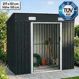 BRAST Metall Gerätehaus mit Pultdach 217x131x185