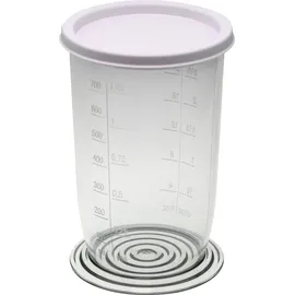 Piebert Universal-Messbecher mit Skala 21416 (H15,5 xØ 9 cm) 700 ml für Stab-/Handmixer