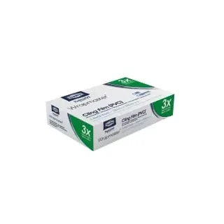 Melitta Professional Coffee Solutions GmbH & Co. KG Toppits® Professional Frischhaltefolie 30 cm, für Wrapmaster 3000 Lebensmittel Folie für Küche und Gastronomie, 1 Karton à 3 Rollen à 300 m, PVC
