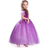 ELSA & ANNA Prinzessin Kleid Mädchen – Eiskönigin – Prinzessinnenkostüm – Mädchen Kleid für Partys, Geburtstage, Fasching, Karneval und Halloween – Prinzessin Kostüm Mädchen – 2-3 Jahre (NW11-RAP)