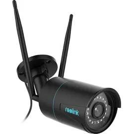 Reolink WLAN IP Kamera, Überwachungskamera 5MP HD mit Audio für Aussen, 2,4/5GHz WiFi, Smarte Bewegungserkennung, Fernzugriff, RLC-510WA Schwarz