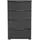 Die Möbelfundgrube Nachtschrank Smilla 46 x 46 x 79 cm Grau